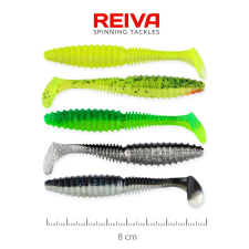 Reiva Zander Power Shad 8cm 5db/cs (5szín) horgászkiegészítő