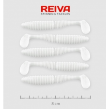 Reiva Zander Power Shad 8cm 5db/cs /Fehér/ (9901-801) csali