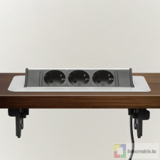  Rejtett elosztó 3-as, &quot;FLIP-UP&quot; kivitel hosszabbító, elosztó