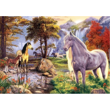 Rejtett lovak puzzle 1000 darab puzzle, kirakós