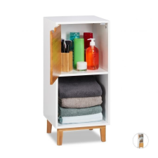 Relax Bambusz szekrény polccal skandináv stílusú fürdőszoba bútor