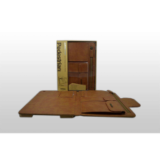 REMAX Bőr tablet tok iPad Air Remax Pedestrian barna tablet tok