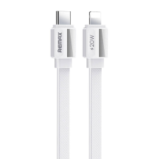 REMAX Cable USB-C-lightning Remax Platinum Pro, RC-C050, 20W (white) kábel és adapter