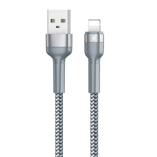 REMAX Cable USB Lightning Remax Jany Alloy, 1m, 2.4A (silver) kábel és adapter