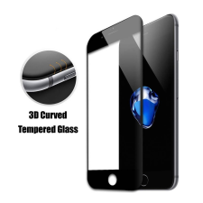 REMAX GL-07 iPhone 7 Plus 8 Plus (5,5&quot;) fekete 3D PET előlapi üvegfólia mobiltelefon kellék