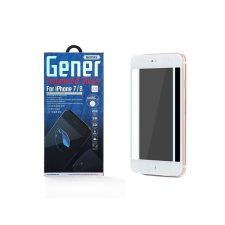REMAX iPhone 7 / 8 / SE 2020 PET fólia, előlapi, 3D, hajlított, fehér kerettel, Remax GL-07 mobiltelefon kellék