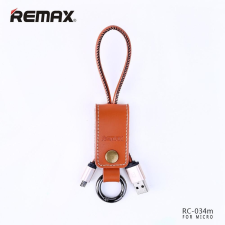 REMAX RC-034m barna micro usb adatkábel kulcstartó 2.1A kábel és adapter