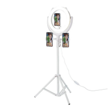 REMAX Selfie Holder with Ring LED Light (white) mobiltelefon kellék