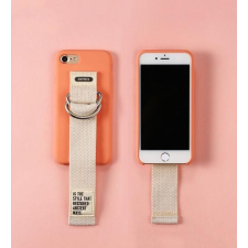REMAX Telefontok, iPhone 7 / 8 / SE 2020 szilikon tok, hátlaptok, szíjjal, rózsaszín, Remax RM-1643 tok és táska