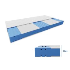  REMIA hab matrac 20 cm 140 x 200 cm Matracvédő: Matracvédő ágy és ágykellék