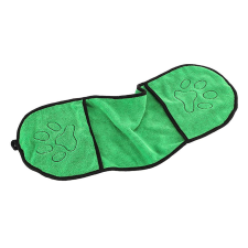 Rena Kisállat szárító törölköző Zöld 63*23 cm kutyafelszerelés