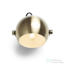 Rendl AGNETA felületre szerelhető szálcsiszolt sárgaréz/fekete 230V E27 40W R13895 világítás