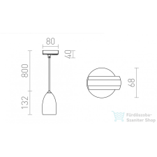 Rendl BABADES egyfázisú áramkörös sínre matt nikkel 230V GU10 35W R13213 világítás
