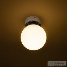 Rendl BOLLY 17 mennyezeti lámpa opál üveg/króm 230V E27 15W IP44 R13693 világítás