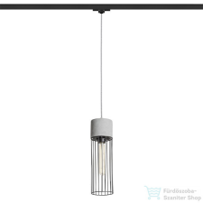 Rendl BURTON háromfázisú áramkörös sínre beton/fekete 230V E27 42W R13816 világítás