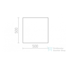 Rendl DIFFUSER SQ 50 PMMA tej akril G11871 világítás