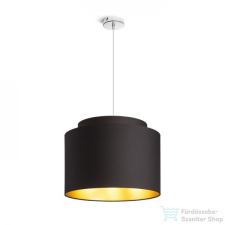 Rendl DOUBLE 40/30 lámpabúra Polycotton fekete/arany fólia max. 23W R11461 világítás
