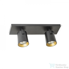 Rendl KENNY II felületre szerelhető fekete/aranysárga 230V GU10 2x35W R12917 világítás