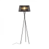 Rendl Light BOULOGNE állólámpa fekete 230V E27 28W