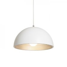 Rendl Light CARISSIMA 40 függö lámpa matt fehér/ezüstszürke 230 E27 42W világítás