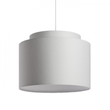 Rendl Light DOUBLE 40/30 lámpabúra Chintz világosszürke/fehér PVC max. 23W világítás