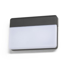 Rendl Light GAVIN fali lámpa antracitszürke tej akril 230V LED 13W IP65 3000K kültéri világítás