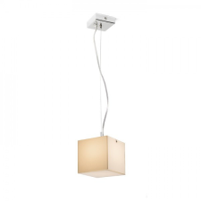Rendl Light LUCIA 15x15 függö lámpa szatén üveg/króm 230V G9 33W világítás