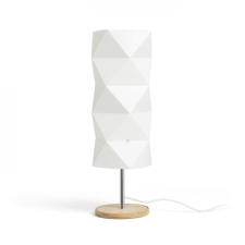 Rendl Light ZUMBA asztali lámpa fehér PVC/fa/króm 230V E14 11W világítás