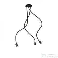 Rendl LOYD E27 III függő lámpa fekete 230V E27 3x28W R12935 világítás
