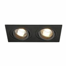 Rendl NEW TRIA II MR16 süllyesztett lámpa fekete 12V GU5,3 2x50W világítás