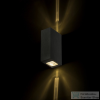 Rendl NICK II fali lámpa fekete elox 230V LED 2x3W 10° IP54 3000K R12828