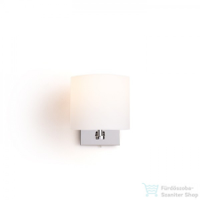 Rendl PENTHOUSE fali lámpa fehér PVC króm 230V E27 42W R11979 világítás
