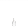  RENDL R13963 BELLINI Egyáramkörös rendszerek, 1Á függőlámpák fehér átlátszó üveg