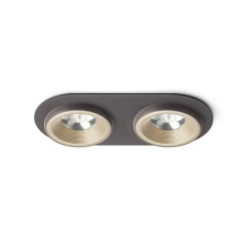Rendl SHARM R II süllyesztett lámpa gyöngyházarany/barna 230V LED 2x10W 24° 3000K világítás