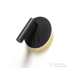 Rendl THALIA fali lámpa fekete szatén akril 230V LED 6+3W 3000K R13765 világítás