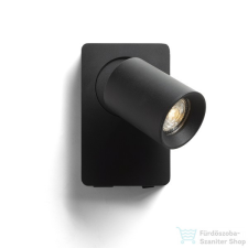 Rendl VOLTERA USB fali lámpa fekete 230V GU10 50W R13764 világítás