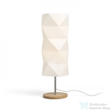 Rendl ZUMBA asztali lámpa fehér PVC/fa/króm 230V E14 11W R13320 világítás