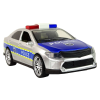  Rendőrautó 1:14 Súrlódó meghajtás Világos ezüst hangok 15475