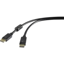 Renkforce DisplayPort kábel [1x DisplayPort dugó - 1x DisplayPort dugó] 1,8 m fekete 3840 x 2160 pixel renkforce kábel és adapter