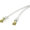 Renkforce RJ45-ös patch kábel, hálózati LAN kábel, tűzálló, CAT 7 S/FTP [1x RJ45 dugó - 1x RJ45 dugó] 1 m szürke, Renkforce (RF-4149864)