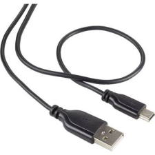 Renkforce SuperSoft csatlakozó kábel A/Mini-B fekete 1 m (RF-4080792) kábel és adapter