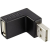 Renkforce USB könyök adapter [dugó A - USB 2.0 aljzat A] 90°-ban felfelé hajlított Renkforce 29212C30 (RF-4131441)