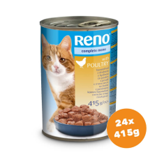Reno -Reno konzerv Macska szárnyas 24x415gr macskaeledel