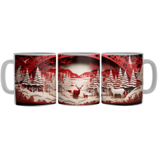  Rénszarvas Mesék - 3D Mintás Bögre bögrék, csészék