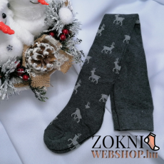  Rénszarvasos gyerek harisnya 10-12 év