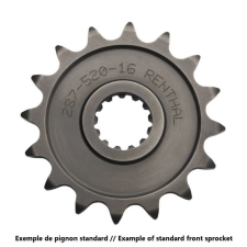 RENTHAL Acél Standard Első Láncsprocket 497 - 520 egyéb motorkerékpár alkatrész