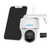 Reolink Biztonsági kamera csomag napelemmel és MicroSD kártyával 64 GB Reolink Argus PT Ultra WIFI, 4K / 8MP felbontás