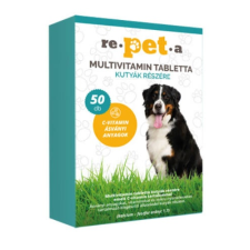 Repeta multivitamin tabletta kutyák részére 50x vitamin, táplálékkiegészítő kutyáknak