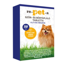 Repeta szőr- és bőrtápláló tabletta kutyák részére 50x vitamin, táplálékkiegészítő kutyáknak