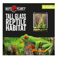 Repti Planet Tall Glass Reptile Habitat | Paludárium - 45 x 45 x 60 cm terrárium, vivárium